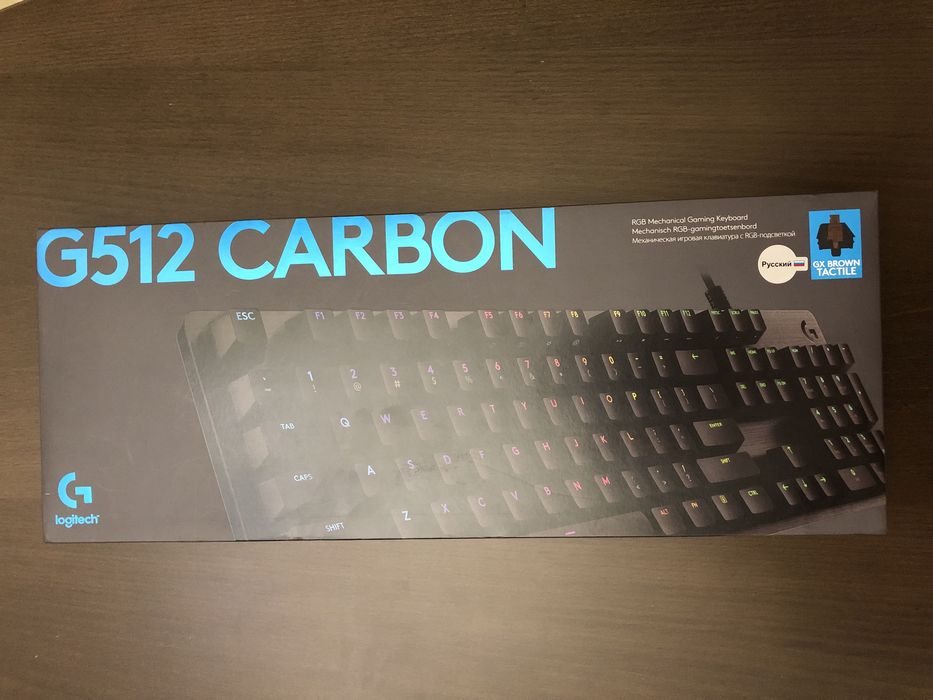 Клавиатура проводная Logitech G512 carbon