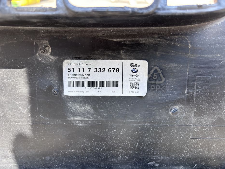 Bară față BMW F10 F11 LCI ORIGINALĂ OEM 51117332678 PDC