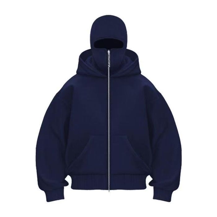Зип-худи Oversize с маской-балаклавой (Full-Zip)