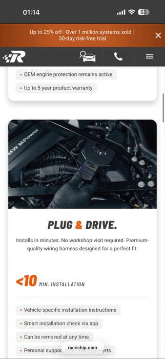 Race chip for bmw M4-5-8