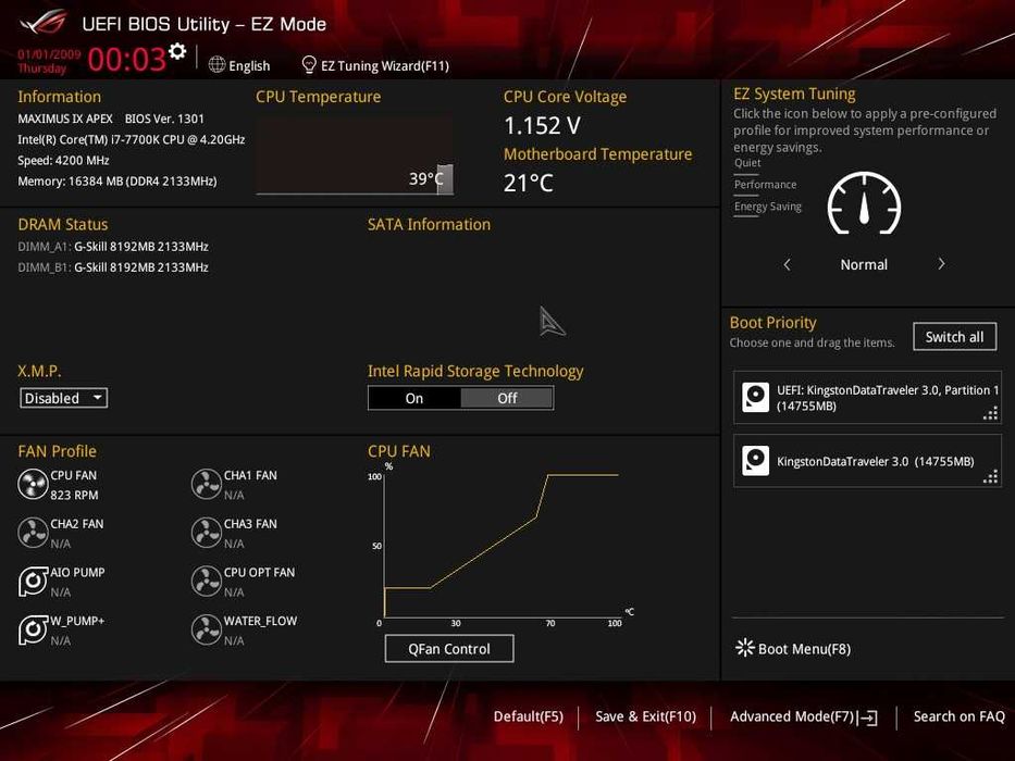 Дъно Дънна платка Asus ROG MAXIMUS IX APEX 1151 WORLD RECORD