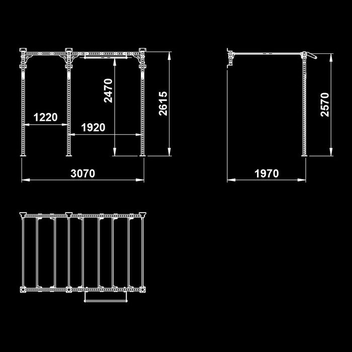 Фитнес Съоръжение за Щанги / Кросфит Стойки / Ladder 2