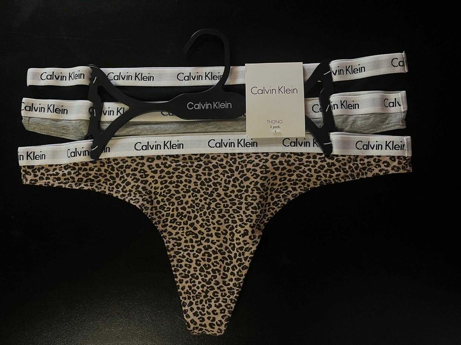 Chiloti de dama Calvin Klein, cu pretul pe ei , seturi 3 perechi