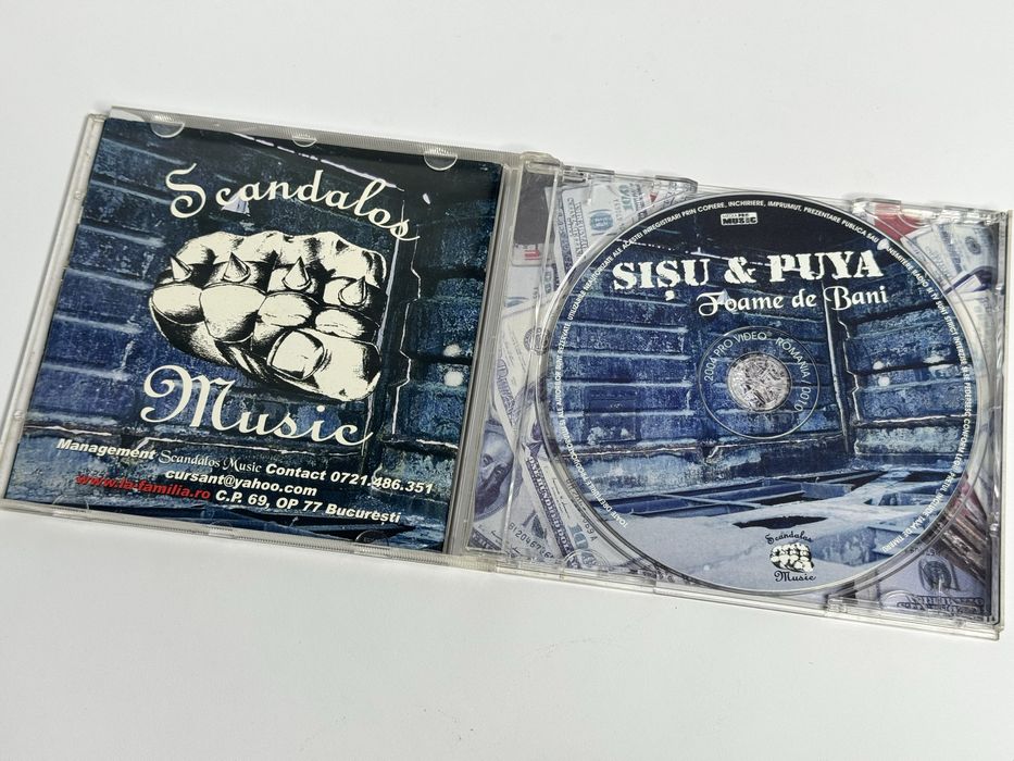 CD album Sisu si Puya - Foame de bani