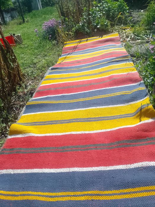 traversa tesuta manual 110 ani vechime- patrimoiu zona Vlasca