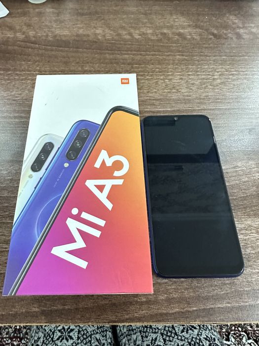 Mi A3 128 gb синего цвета