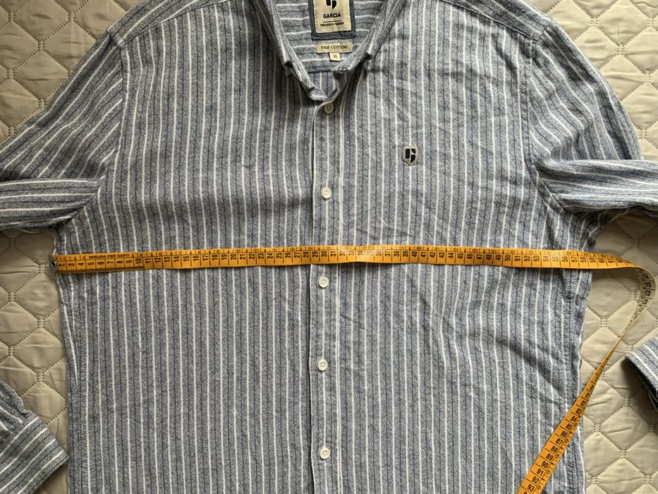 Cămașă de bărbați Garcia din bumbac, în dungi, mărimea XL