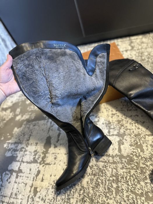 Теплые сапоги с мехом 38 размер