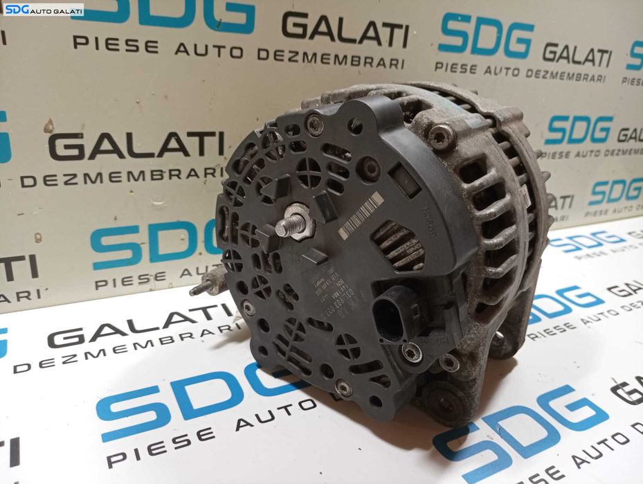 Alternator 180A Volkswagen Passat CC 2.0 TDI 2008 - 2012 Cod 03L903023D 0986081890 0125811028 [M6344]