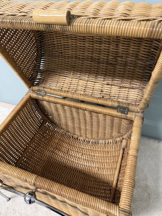 Ратанова кутия за съхранение / 70-те