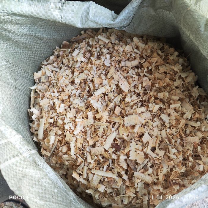 Стружка для подстилки сосна сухой