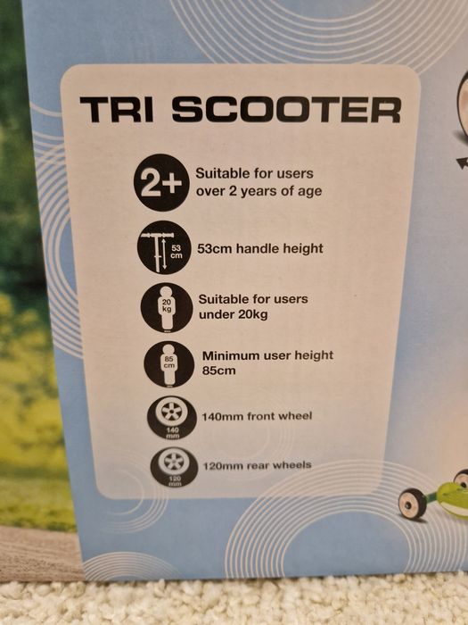 Trotineta cu 3 roti, Evo, Tri Scooter, Albastru