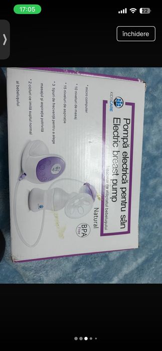 Pompa electrică pentru san