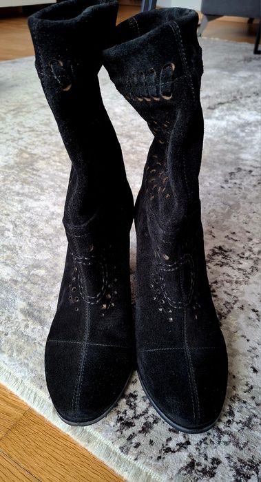 Ботуши от вилур естествена кожа на Daris