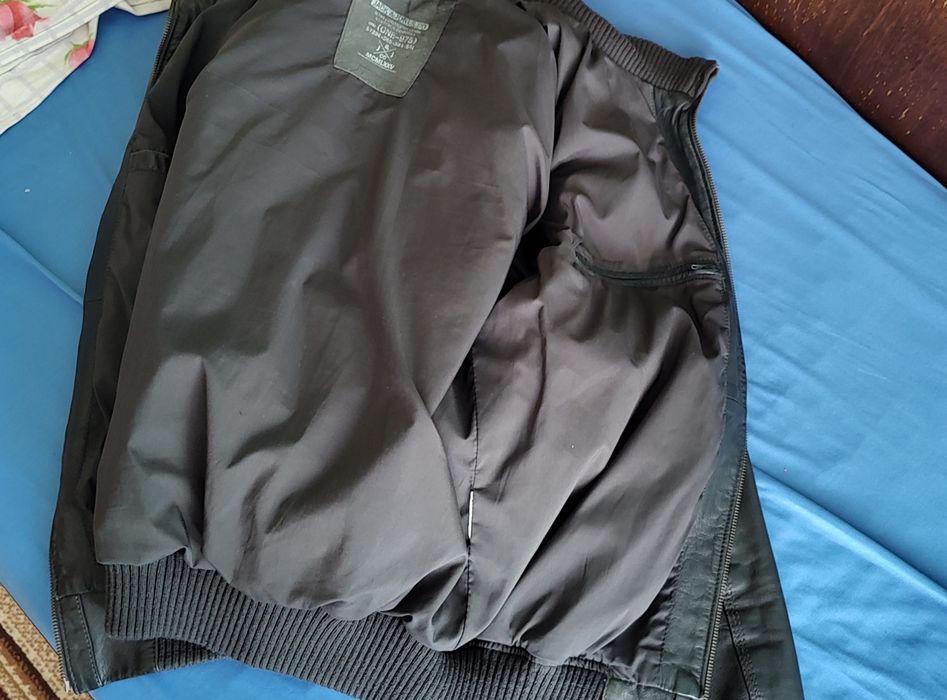 Мъжко яке естествена кожа