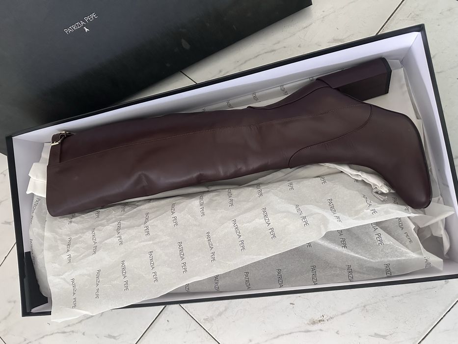 Patrizia pepe ботуш, нов, естествена кожа