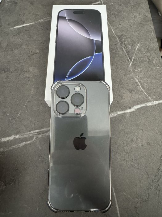 Iphone 16 Pro ,Black titanium ,128 Gb ,impecabil,cutia originala,acte