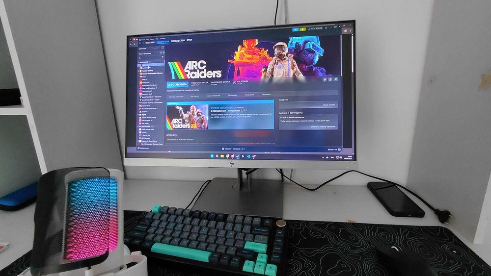 Монитор HP 23.8" E243 [60 Hz, 1920x1080, IPS, 1000:1, 5 ms, 250 cd/m²,