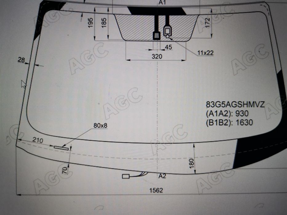 Хайлендер, Highlander - стекло лобовое