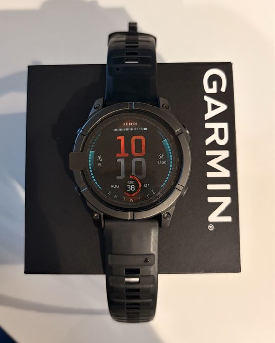 Смарт часовник Garmin Fenix E Amoled Slate Gray 47 mm