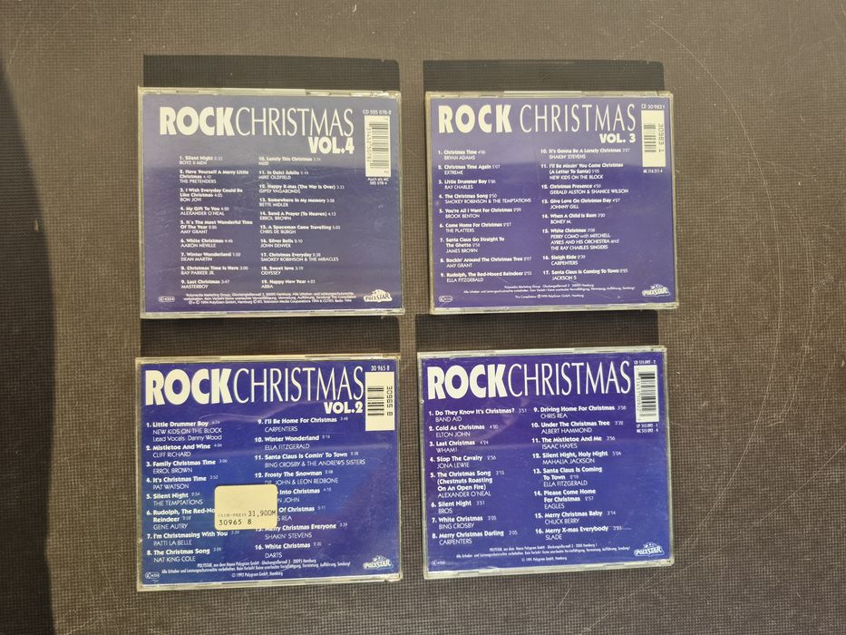 Vând Lot 7 CD muzica usoara straina mixta Rock Craciun