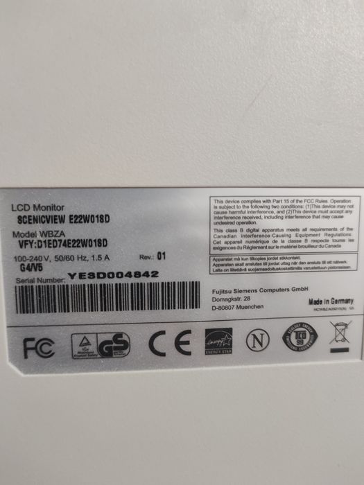 Монитор Futsitsu Simens