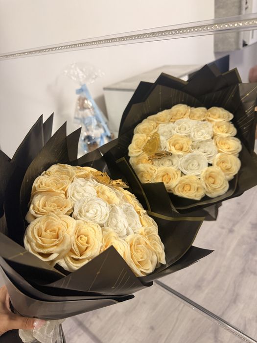 Buchet trandafiri din sapun
