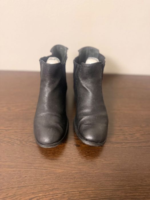 Camper Peu botine piele naturală neagră, măr. 38