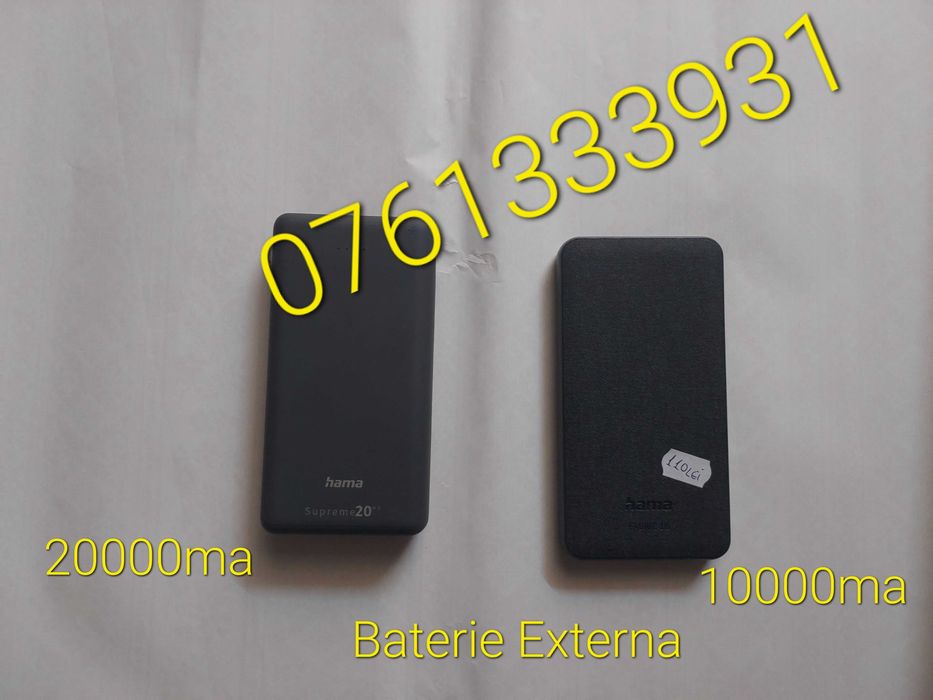 Baterie Externa Telefon Smartphone incarcare usb type c microusb iphone samsung android apple ios