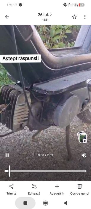 Vând moped Piaggio și de 80 CC nu are   nicio problemă
