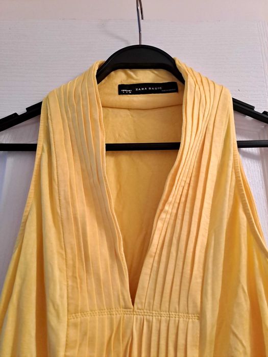 Слънчев жълт потник Zara