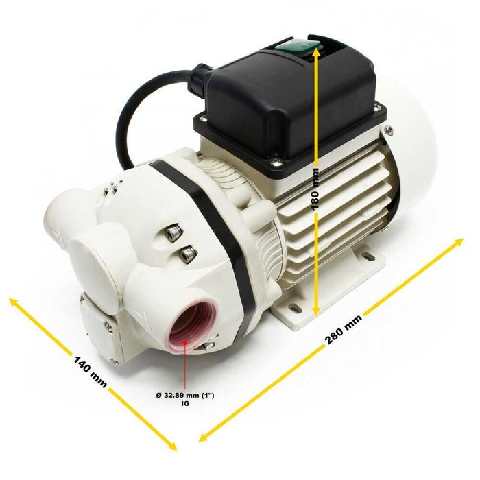 Pompa transfer Adblue 220v/40L/Min cu contor K24 digital