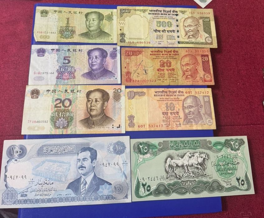 Loturi bancnote diferite tari