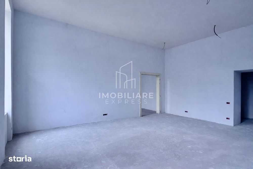 Apartament semifinisat avansat – 120 mp SEMICENTRAL.