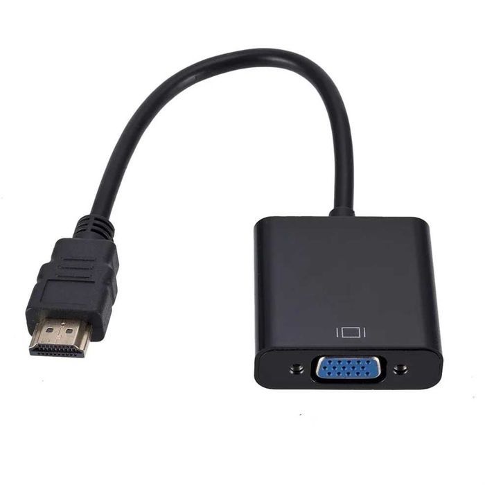 1440P HDMI към VGA конвертор кабел с 3.5мм аудио за лаптоп, PS4, Xbox