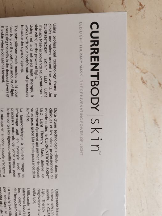 Mască facială cu terapie cu lumină roșie Led