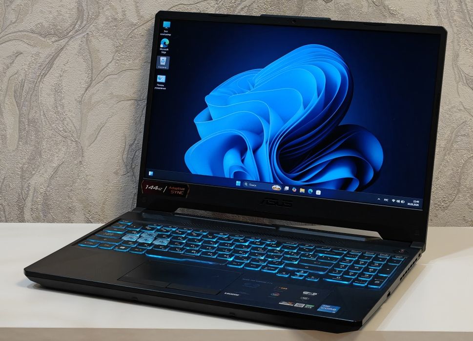 Мощный игровой ноутбук ASUS TUF Gaming F15 i5 1400H/RTX3050Ti