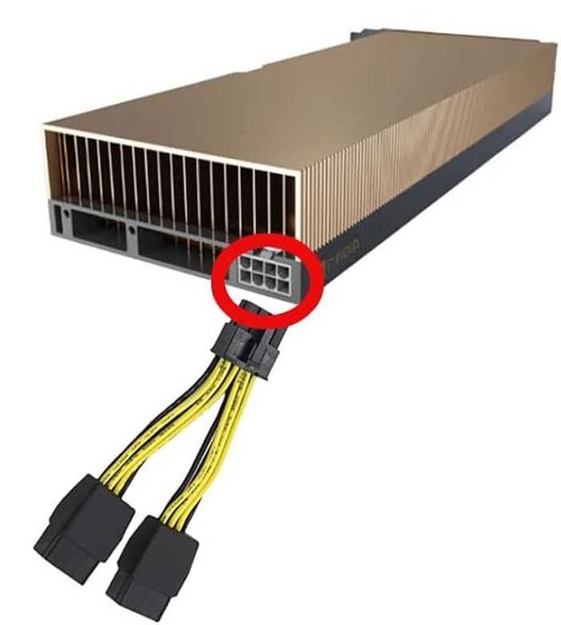 Захранващ кабел за видео карта TESLA K80 M40 M60 P40 или P100