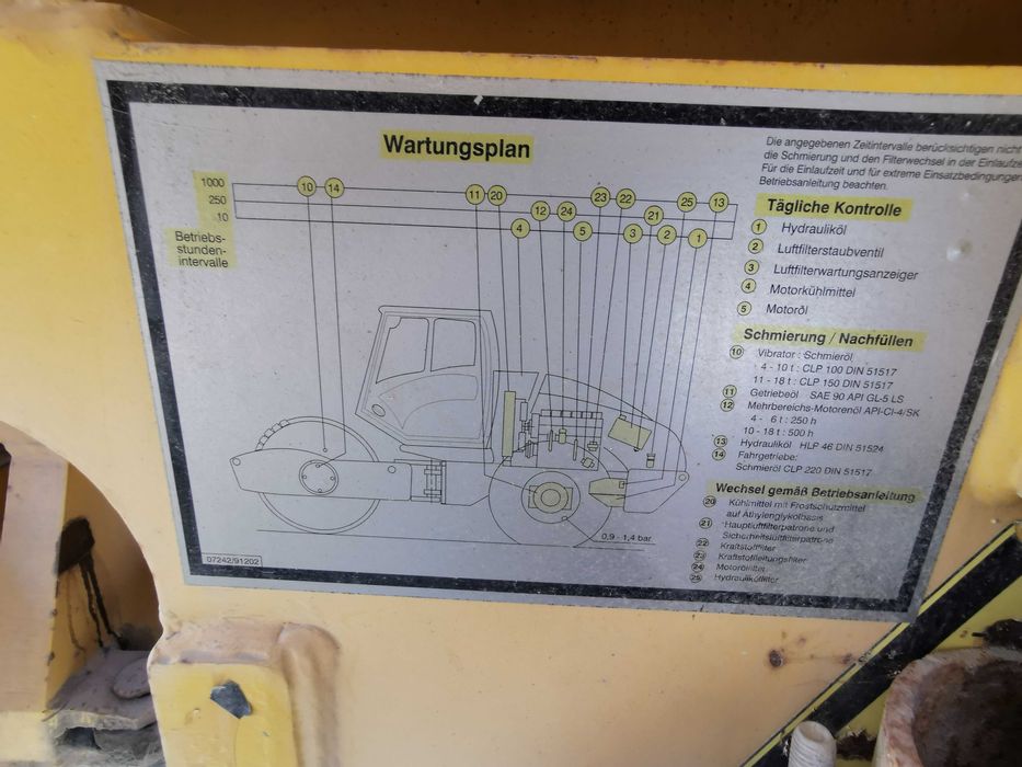 Cilindru compactor JCB VM 166D ,16 tone