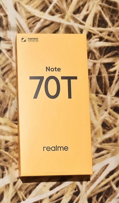 Запечатан телефон Realme 70T Notе-чисто НОВ!Златист-идеалния подарък!