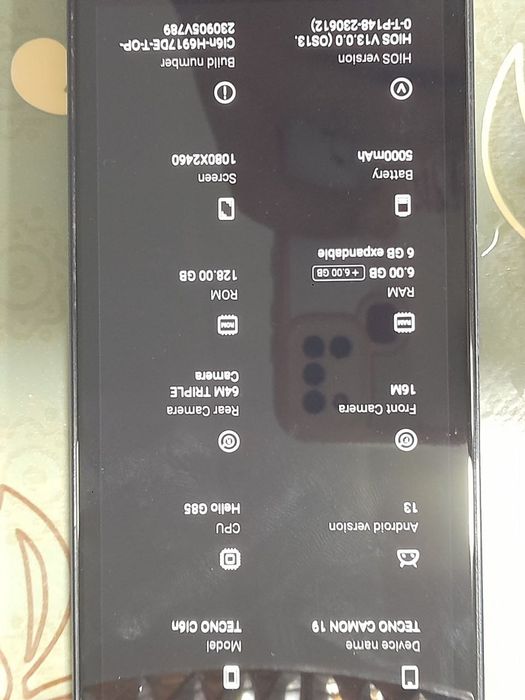 Tecno camon 19 sotiladi