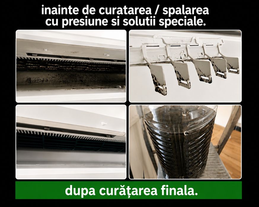 CURATARE, DEZINFECTARE, igienizare Aer conditionat, spalare cu presiune!