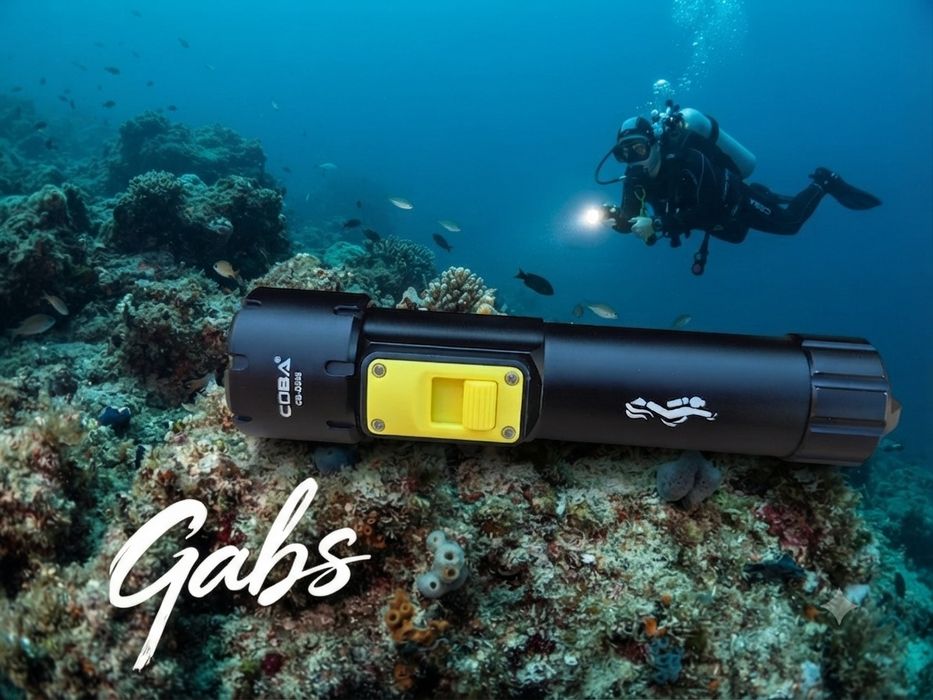 Водолазен LED фенер COBA -D505 с яркост 1000 lm за дълбочина до 300м