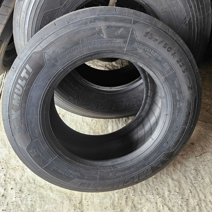2 Нови гуми 355/50R22.5 Michelin X Multi Z 156K DOT2725 made in Spain