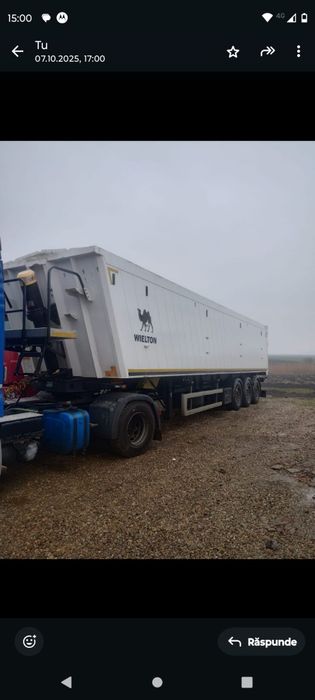 Vand semiremorca basculabila wielton 55mc