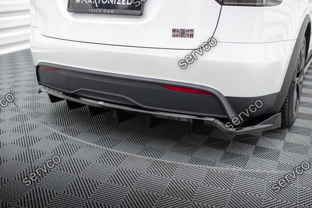 Prelungire bara spate Tesla Model X Mk1 2021- v4 - Maxton Design