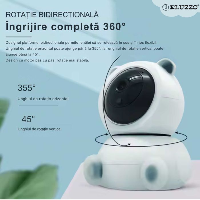 Camera Monitorizare Wireless, Full HD 2MP, NOUA, in cutie.