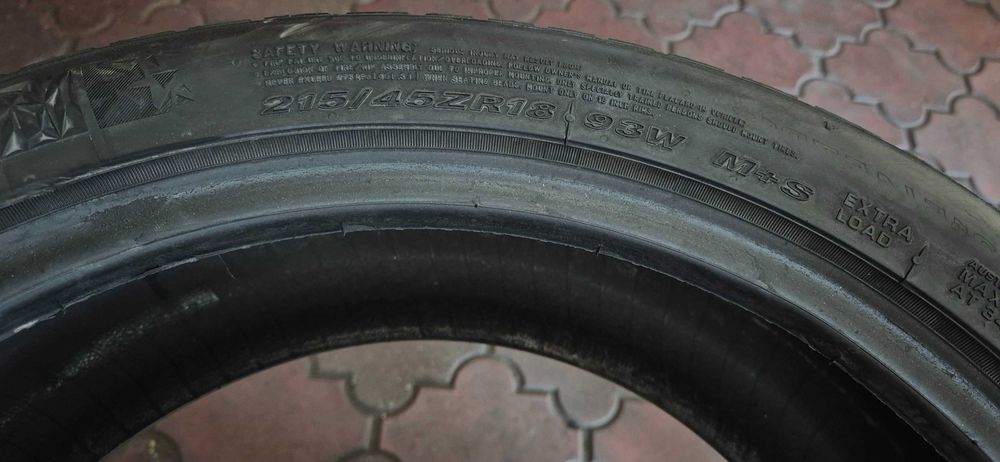anvelope Michelin si Kumho 215/45/18 m&s iarna
