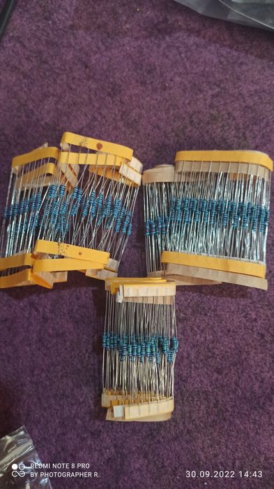 Arduino. Пинцет, Резисторы, конденсаторы, потенциометр СМД.