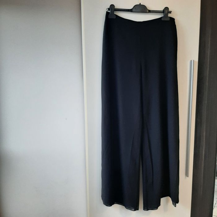 Pantaloni de ocazie  largi din voal